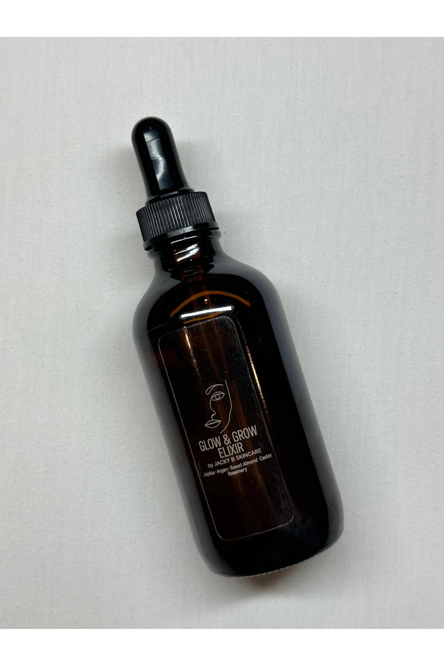 Glow & Grow Elixir by JackyB Skincare 4oz