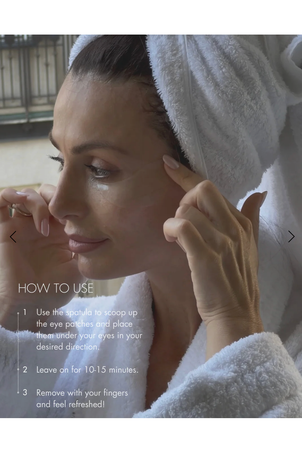 Sweed Peptide Ice - Lift Firm Hydra Gel Eye Patches